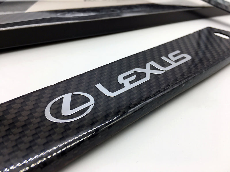 Deluxe Carbon fiber license plate frame