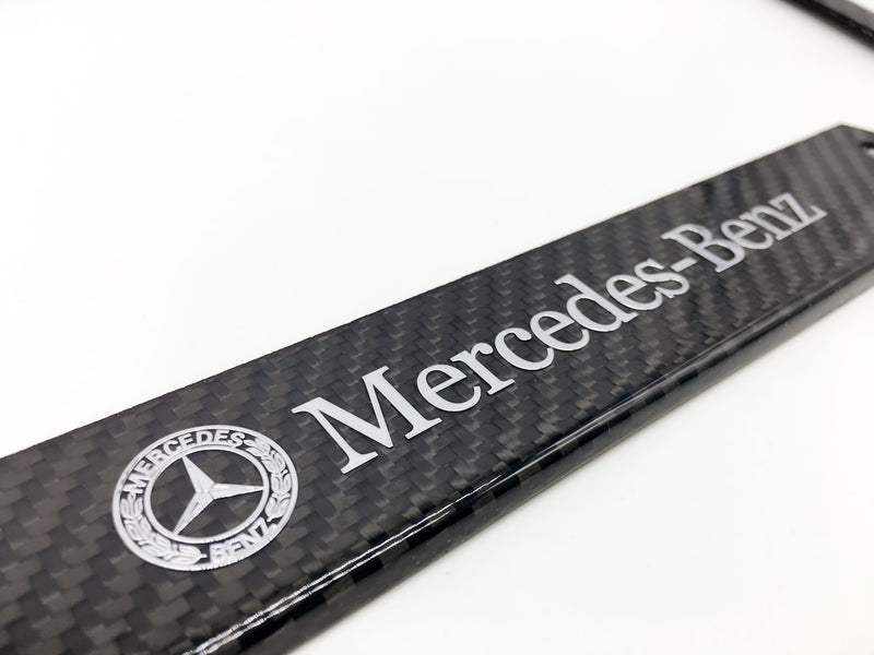 Deluxe Carbon fiber license plate frame