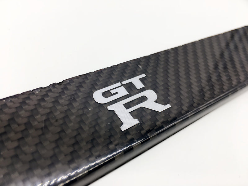 Deluxe Carbon fiber license plate frame