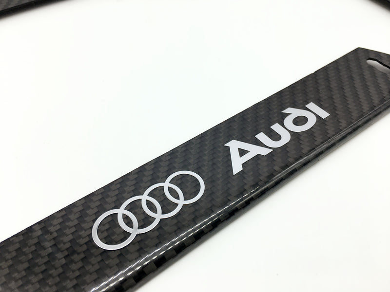 Deluxe Carbon fiber license plate frame