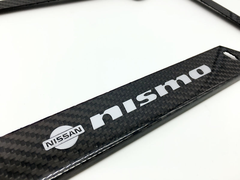 Deluxe Carbon fiber license plate frame